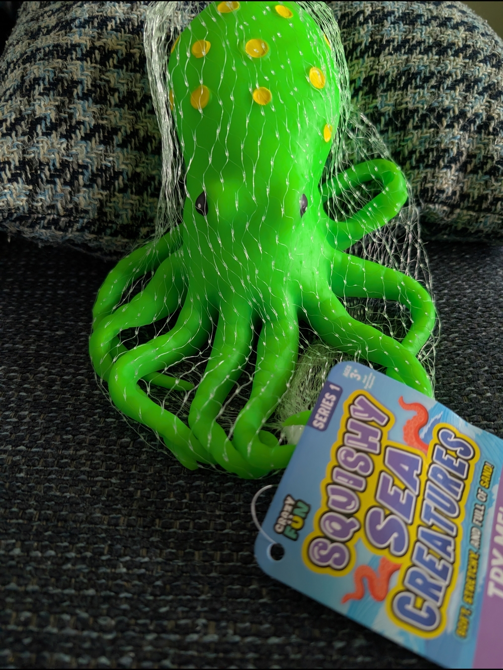 Jumbo Green Octopus Squishy